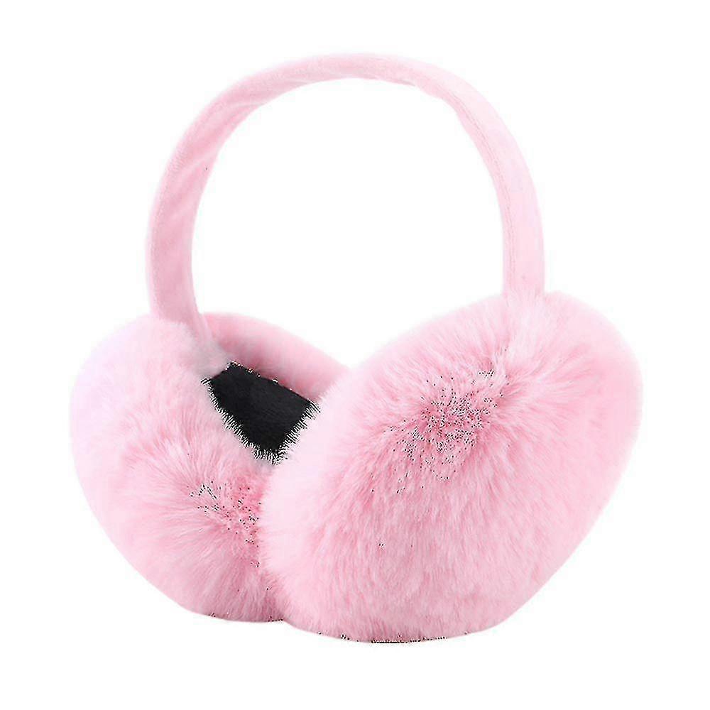 Soft Plush Earmuffs Removable Winter Earmuffs Ear Heaters