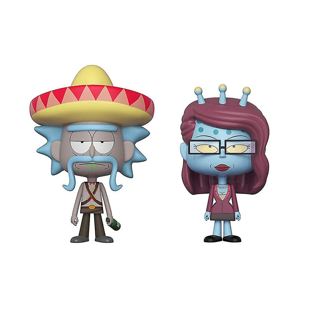 Funko Stylized Rick and Morty Rick with Sombrero & Unity Vynl. 2 Pack 3.75" Tall