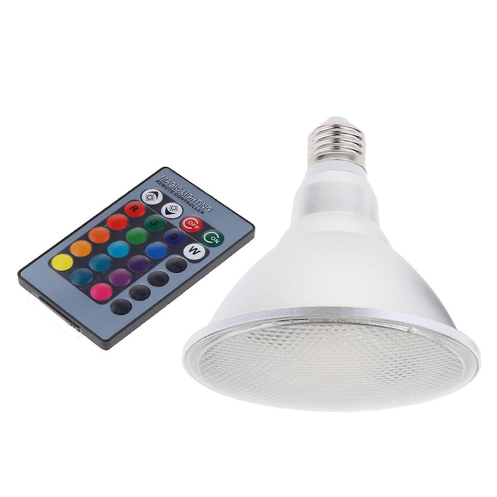 PAR38 RGB Color Changing LED Light Bulb with Remote Controller