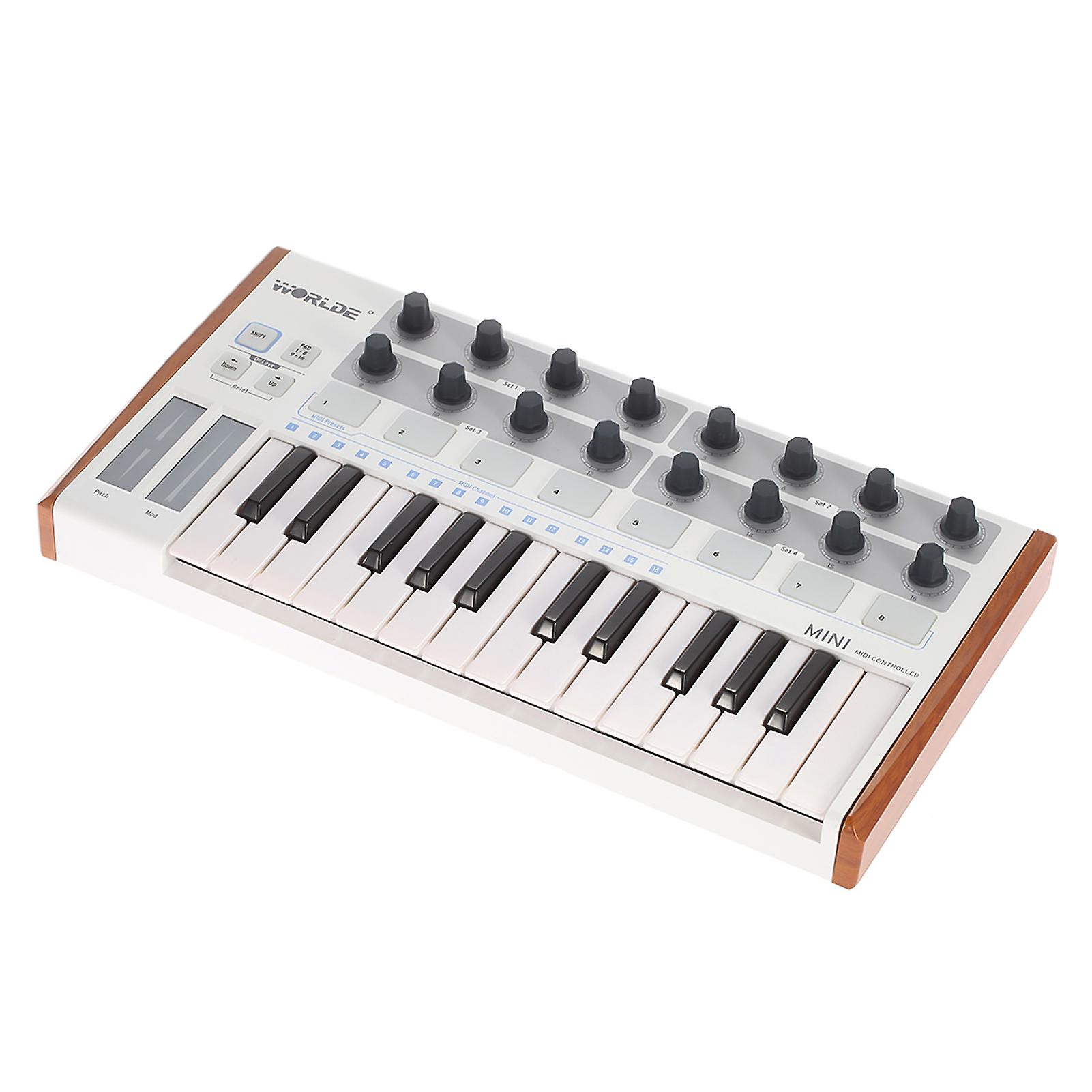 Mini Professional 25-key Usb Midi Drum Pad E Tastiera Controller