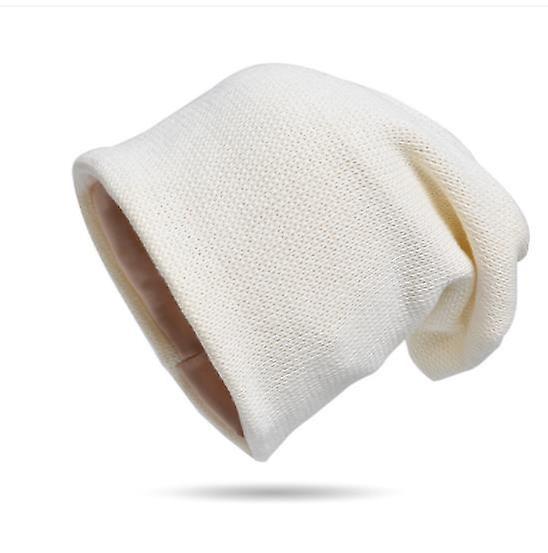 Podzimní a zimní ochrana sluchu pletený klobouk dámy venkovní teplý pulovr klobouk pevná barva all-match klobouk dámské anti-studený klobouk