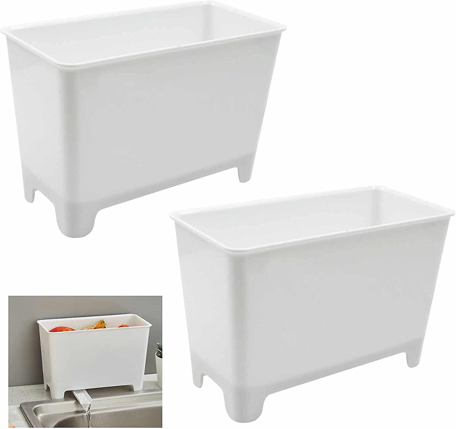 Strainer Sink Drain Shelf Filter - Multifunctional Organizer Basket Strainer with Drainer for Sink Kitchen