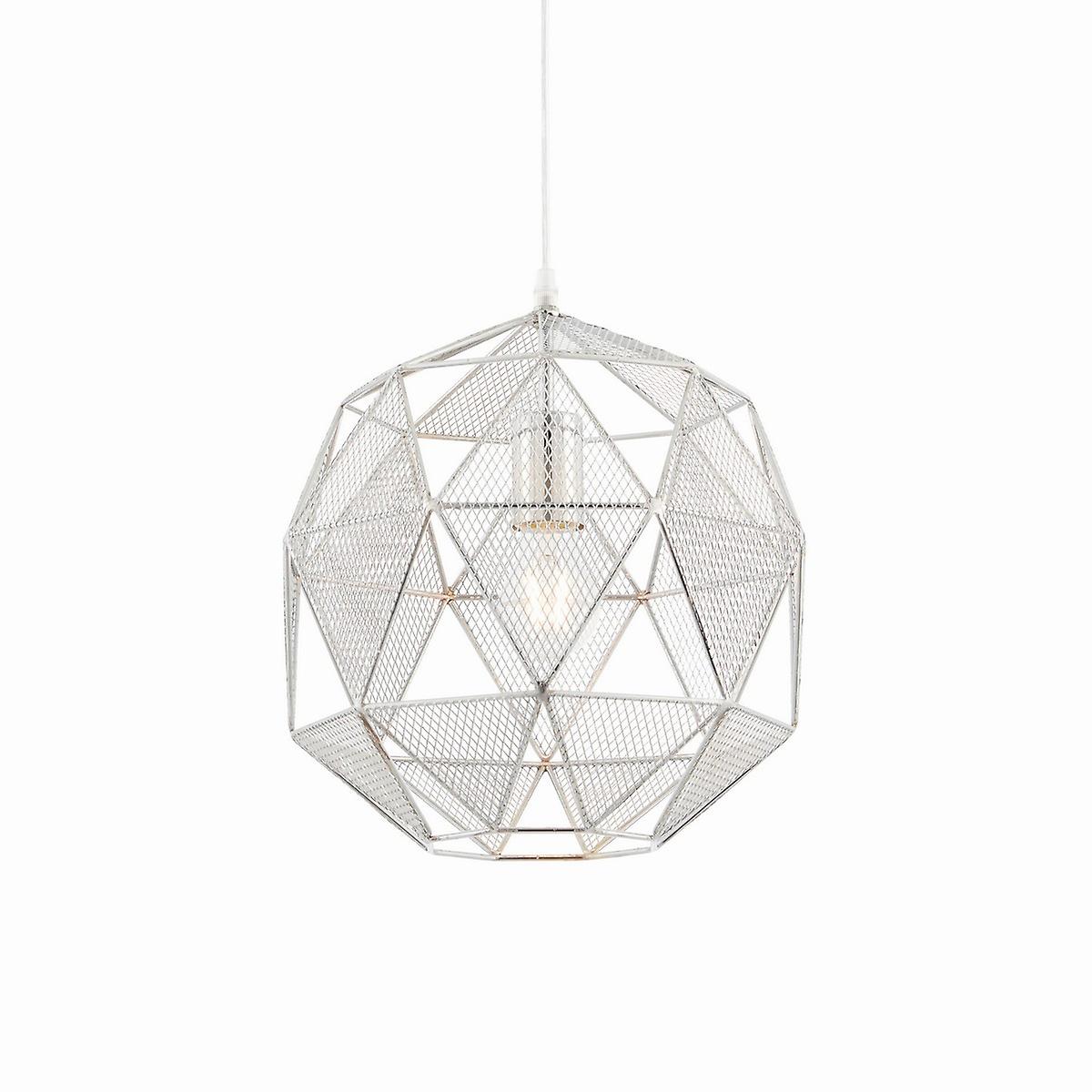 Armour 1 Light Spherical Pendant Chrome Plate, E27