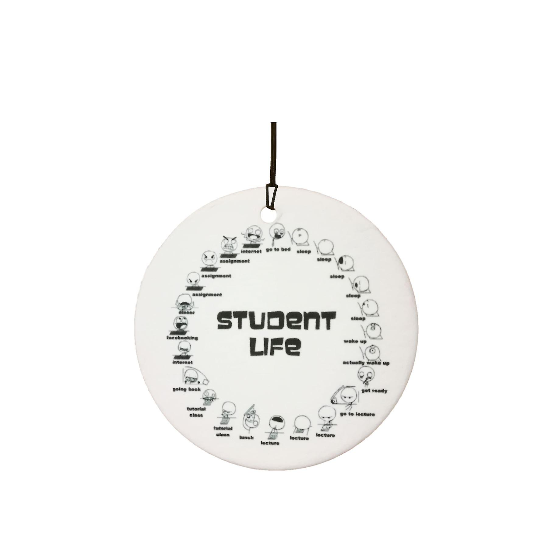 Student Life Cycle Car Air Freshener