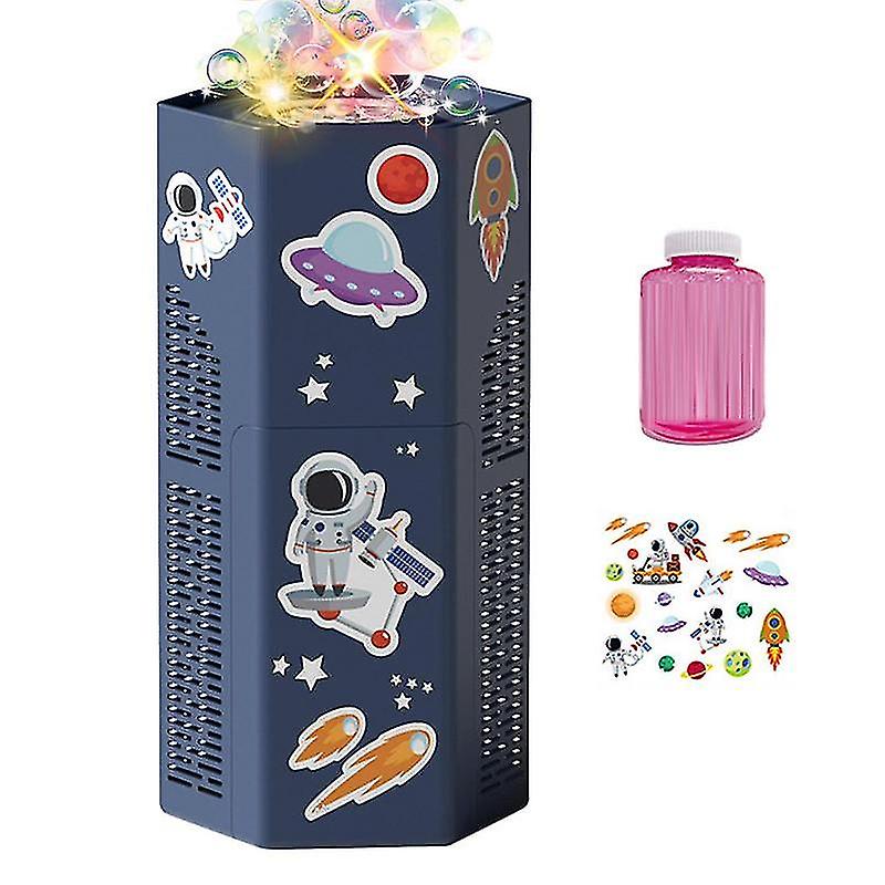 Firework Bubble Machine 12 Holes Astronaut For Parties Bubbles With Light & Sound Party Favors