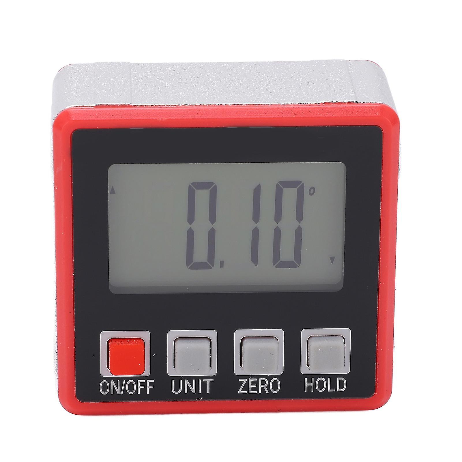Elektronisk LED Digital Protractor 4x90 Inclinometer bærbar vinkelfindermåler til bygningskonstruktion