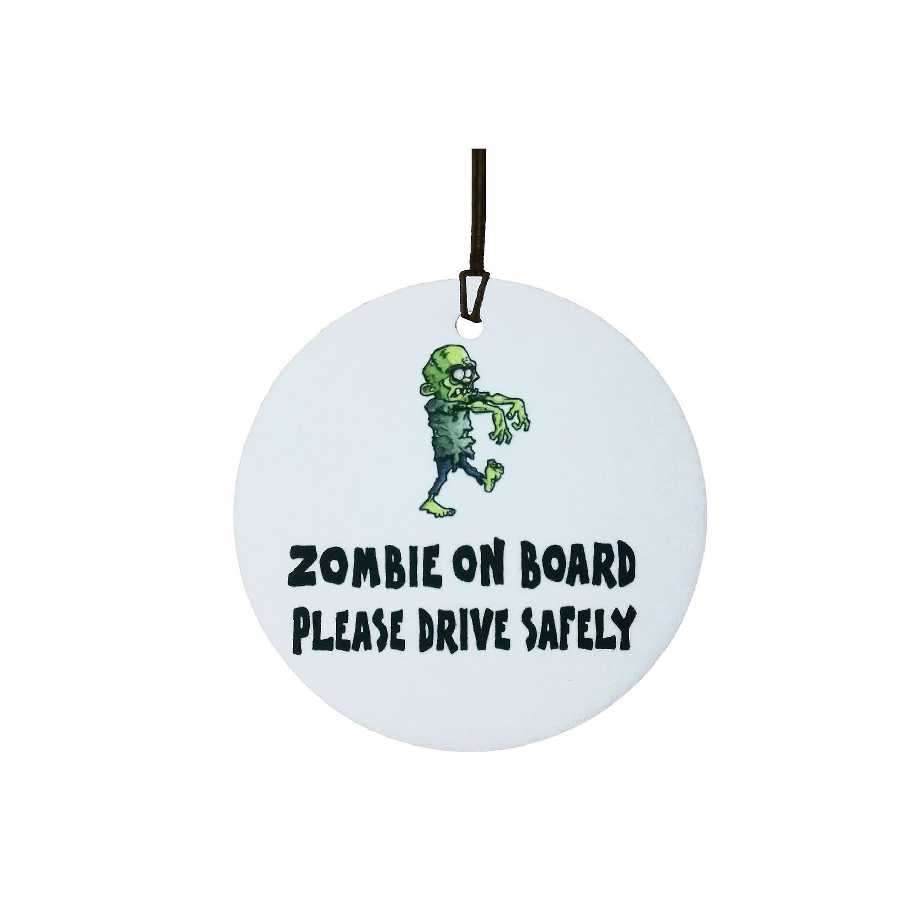 Zombie on Board Car Air Freshener