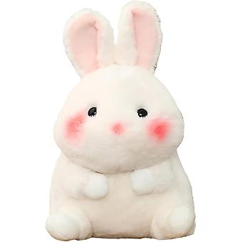 Rabbit Year Mascot Plush Toys, Cute New Year Rabbit Soft Stuffed Animals, Easter Birthday White Bunny Plush Pillows (small Bunny 7.0'')