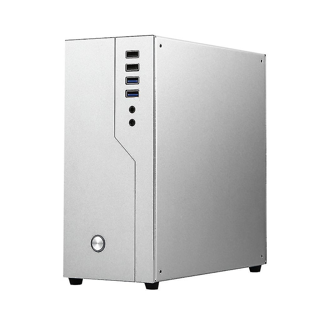 Mini Itx Computer Compatible With Case Aluminum Htpc Office Gaming Home Theater Micro Chassi