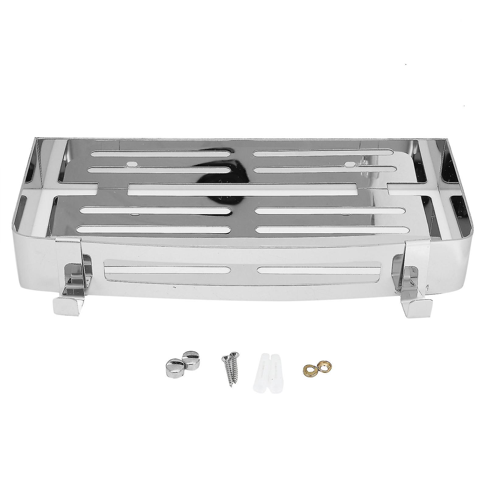 Wall Mounted Hollow Shelf, Bathroom Shampoo Storage, Rack Organizer