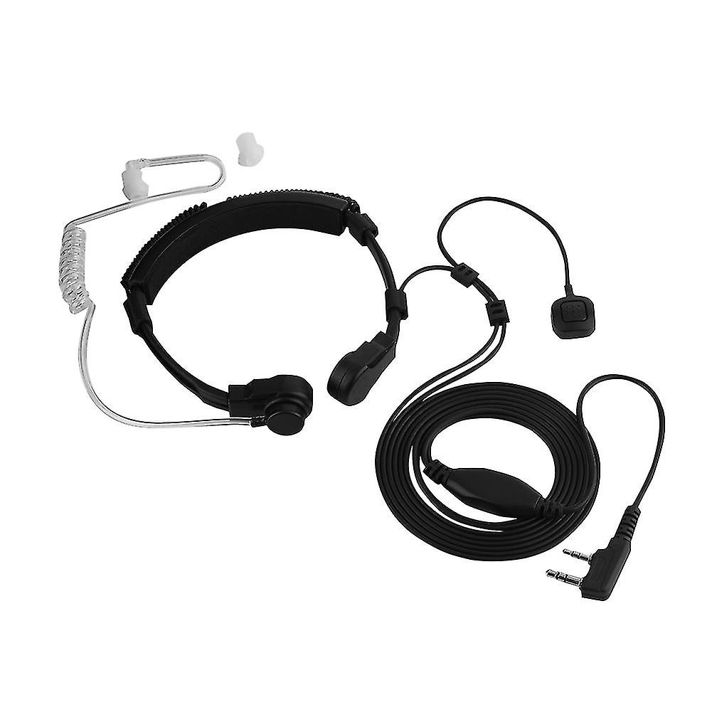Casque anti-choc pour la gorge, extensible, PTT, pour BaoFeng BF-888S