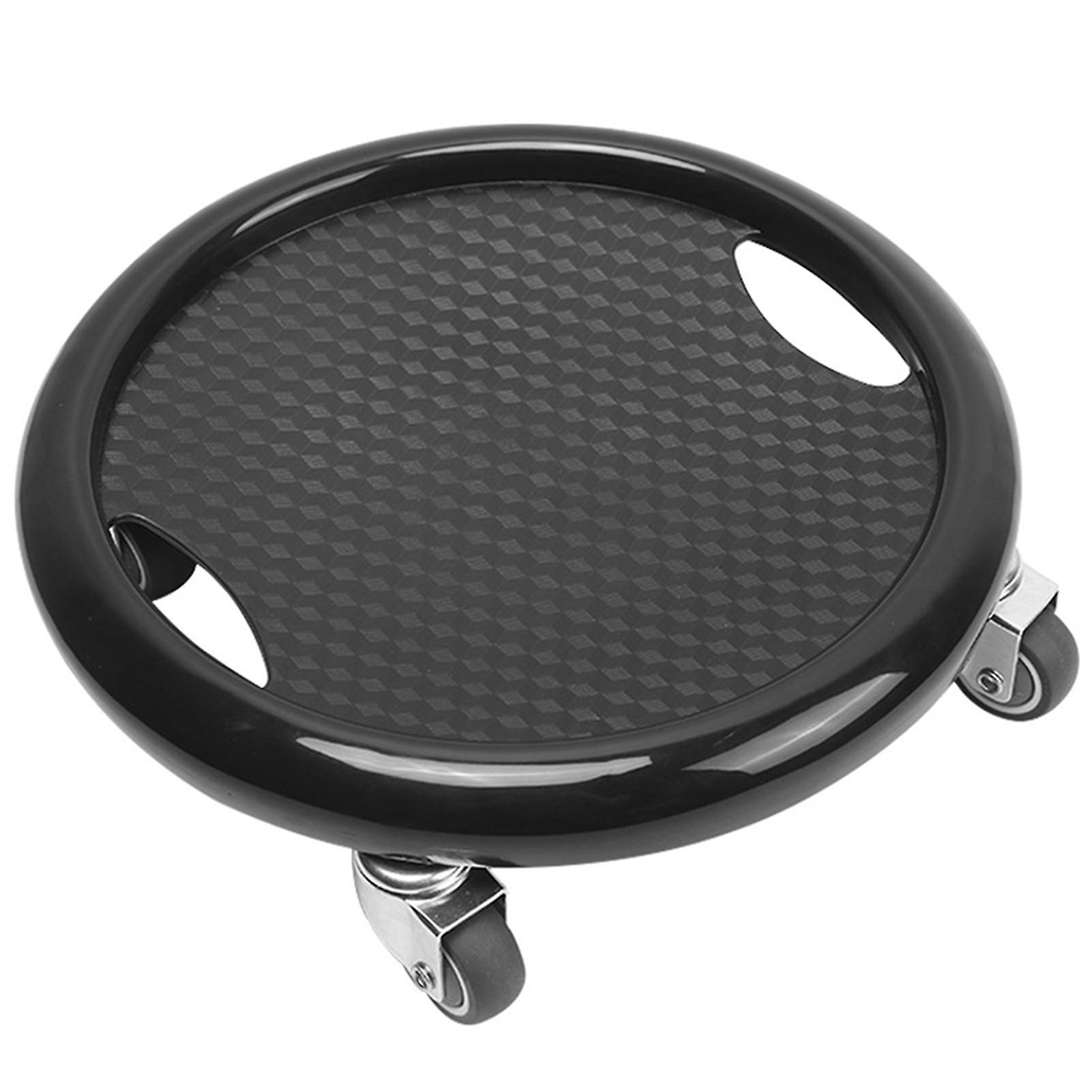 Black Core Slider with 4 Rollers for Home Ab Workouts