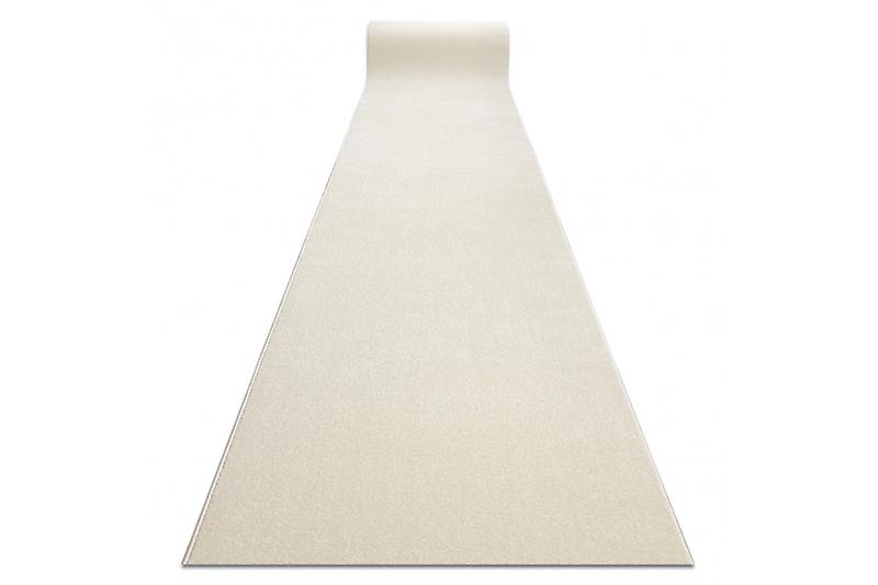 Runner KARMEL Plain, one colour white 140 cm
