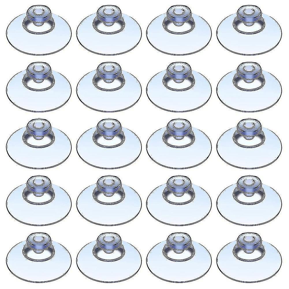 100pcs Transparent Suction Cups, For Outdoor, Kitchen,window 20mm