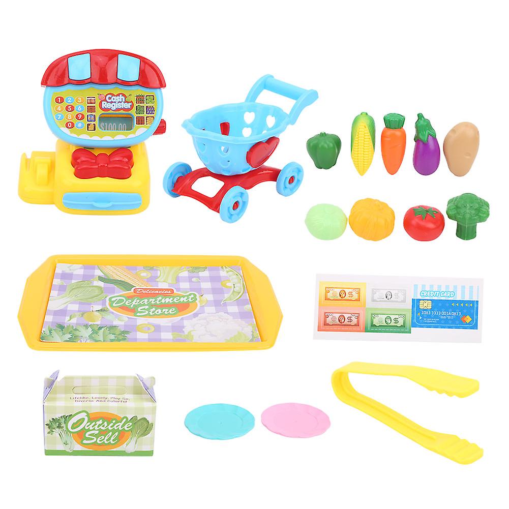 Simulation Kitchen Vegetable Set Toy Interaction Educational Children Pretend Play ToyVegetable Set