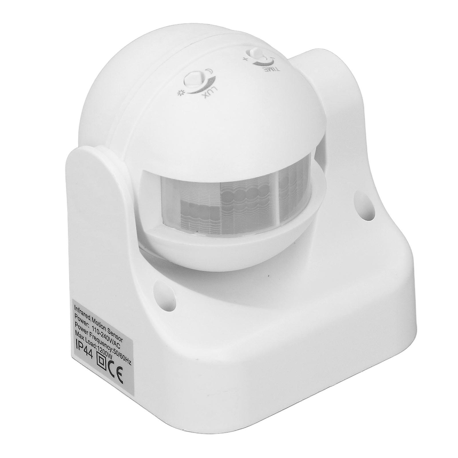 YCA1009 Waterproof PIR Motion Sensor Switch AC110-240V White