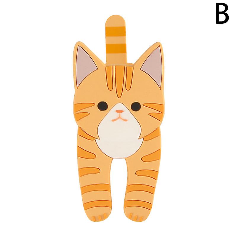 Cat Fridge Magnet Key Holder Hanger Hook Refrigerator Magnetic Message Sticker