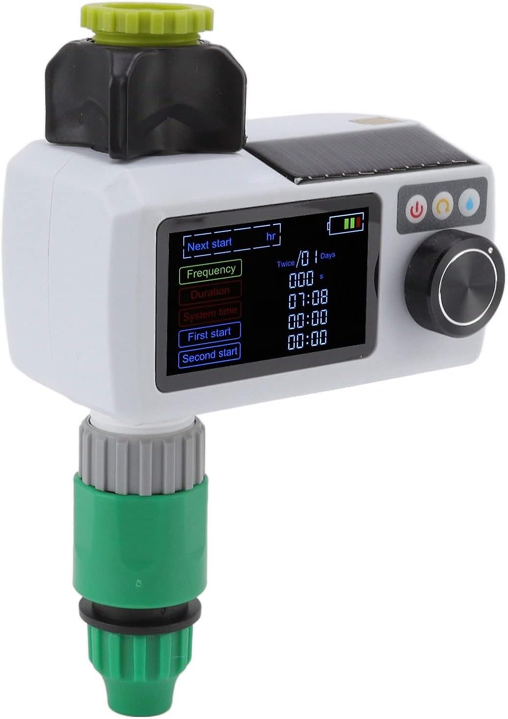 Solar Sprinkler Timer, Automatic Atomization Waterizer Watering Timer Garden Controller Ip68 Hose Ti