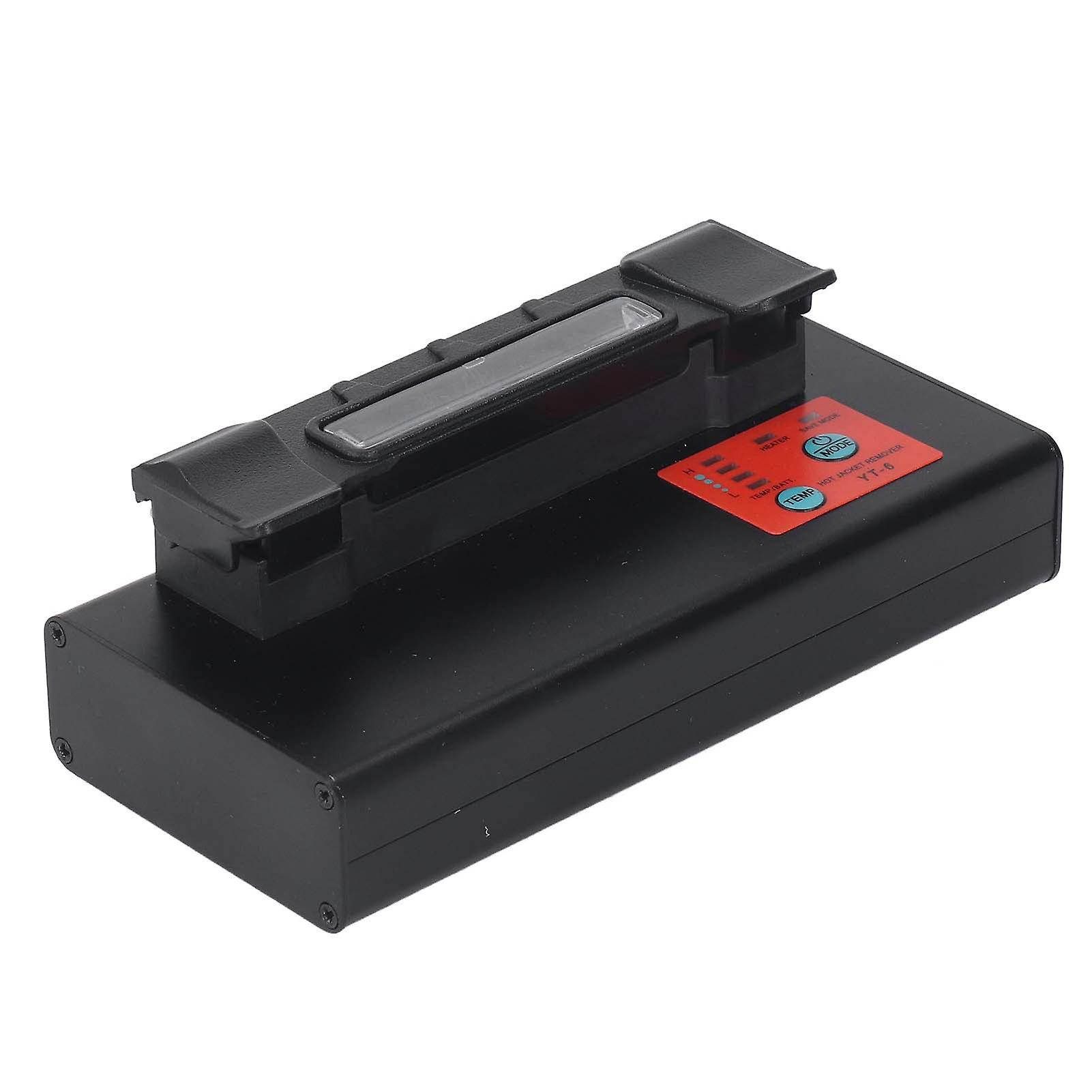 Fusion Splicer Heating Furnace Fiber Optic Adjustable External Heater with Battery Horizontal Type 100‑240V US Plug 