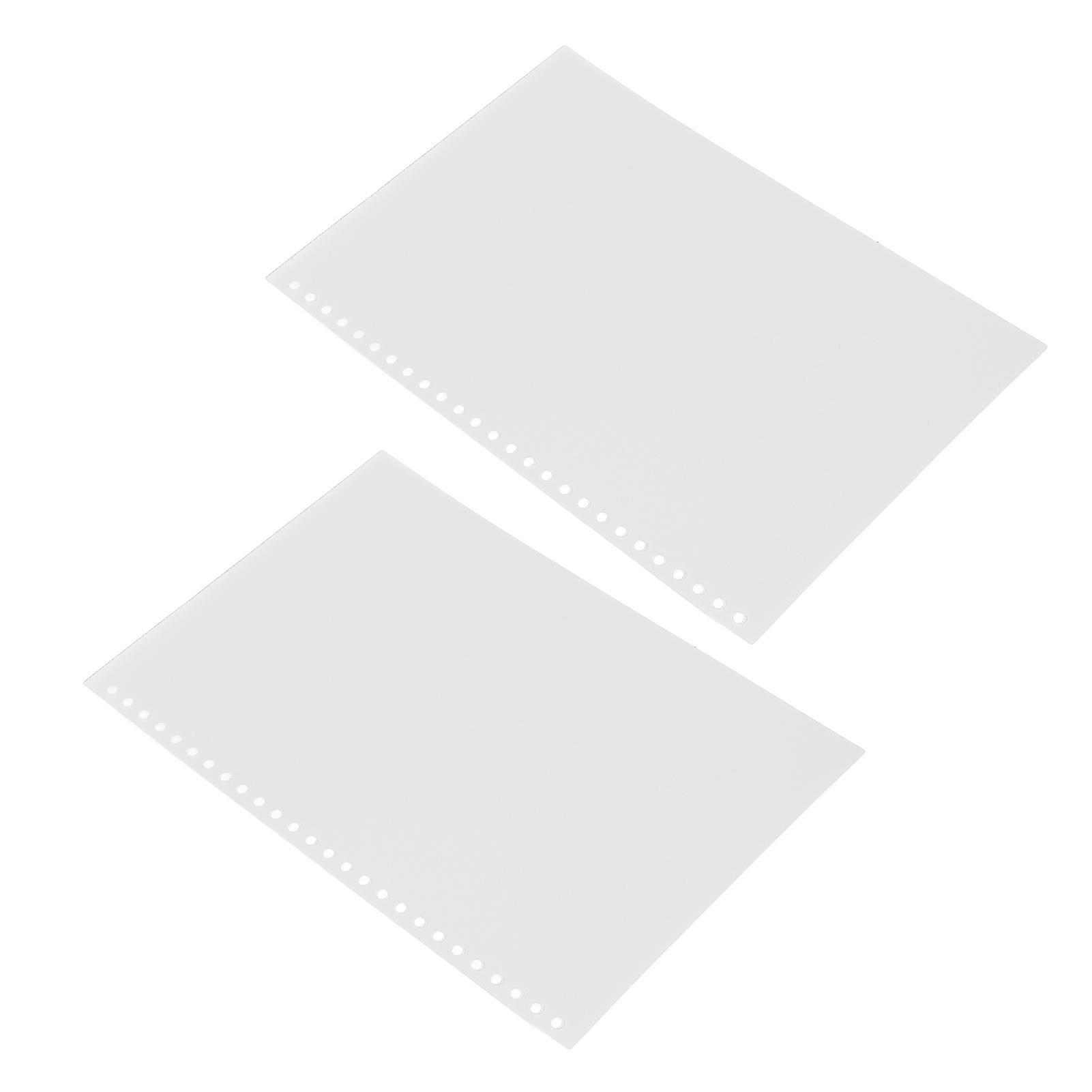 B5 26 Papierabdeckung mattiert durchscheinend wasserdicht rollbar PP Seite Bindung Abdeckung für Berichte Präsentationen 50pcs weiß