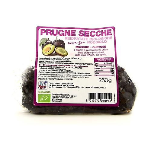 Dried prunes rehydrated s / stone 250 g