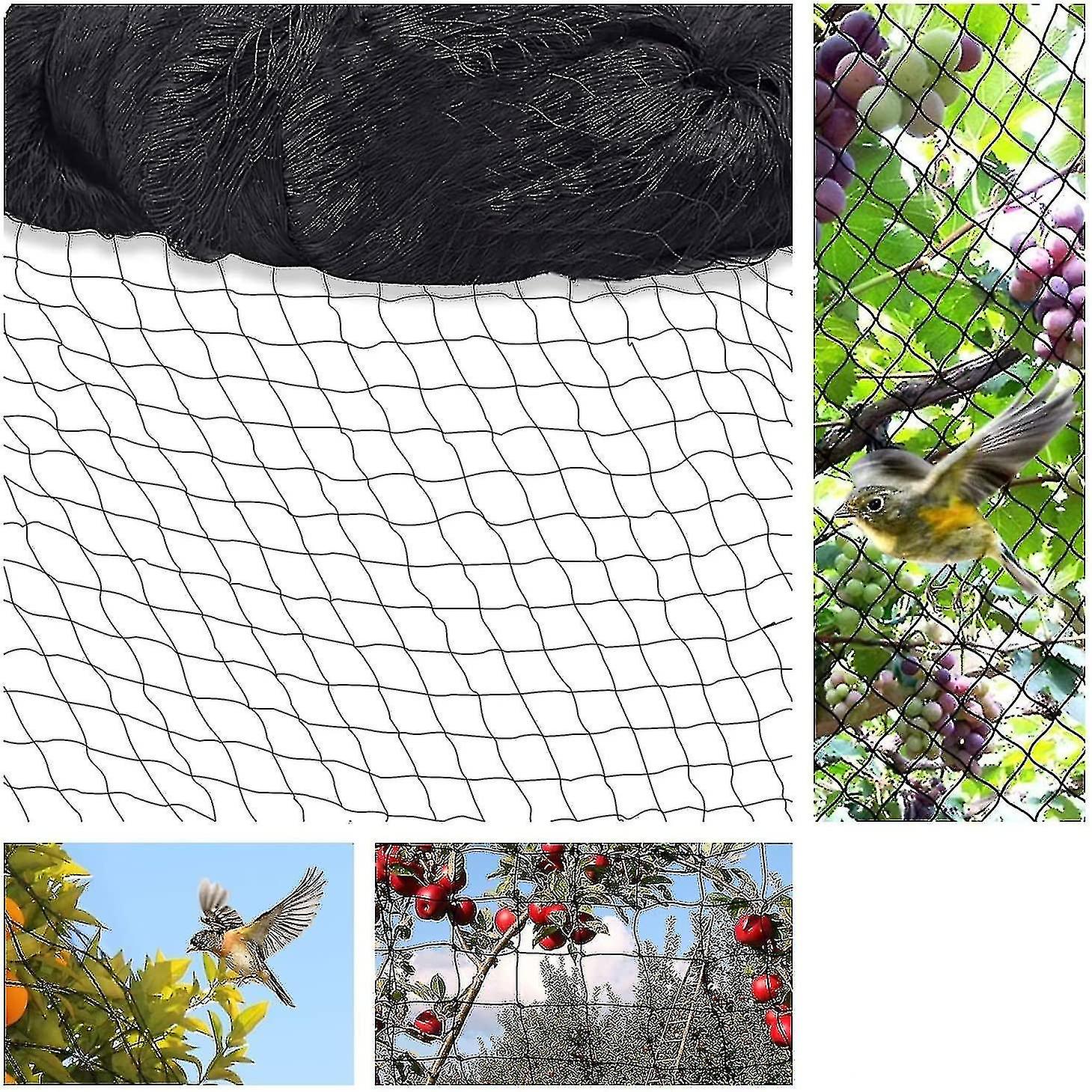 15m X 15m Bird Net Bird Net Plant Net Pond Net Garden Net For Garden,5 X 5 Cm Holes