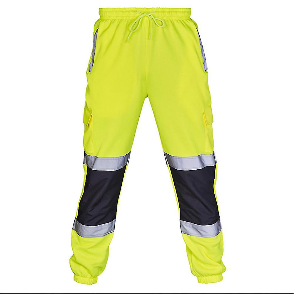 Mens Drawstring Long Pants With Multi-pocket Trousers