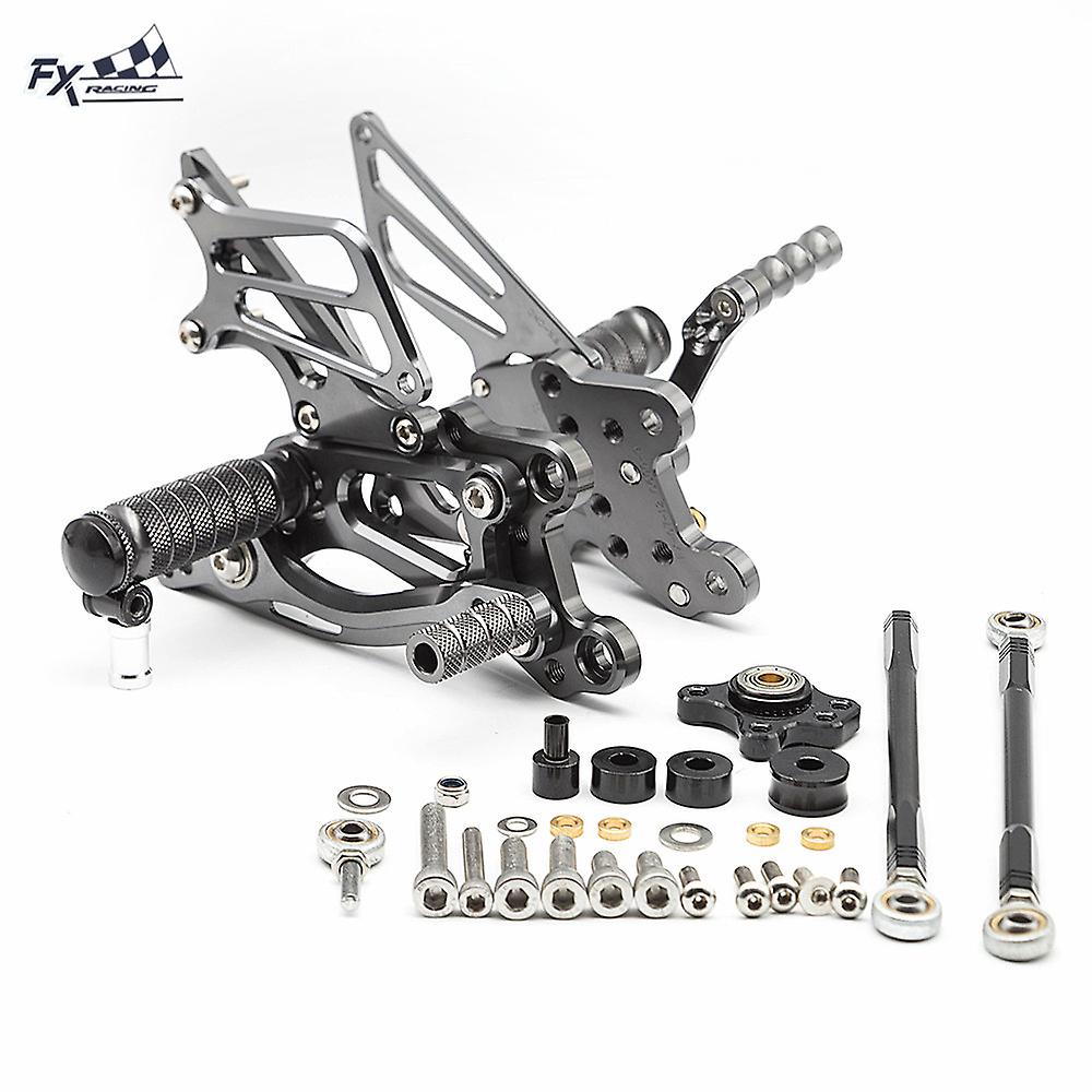 Für honda cbr1000rr cbr 1000rr 1000 rr 2004 2005 2006 2007 motorrad cnc fuß raster hinterfuß fuß stütze hinterer satz fuß pedal fuß peg