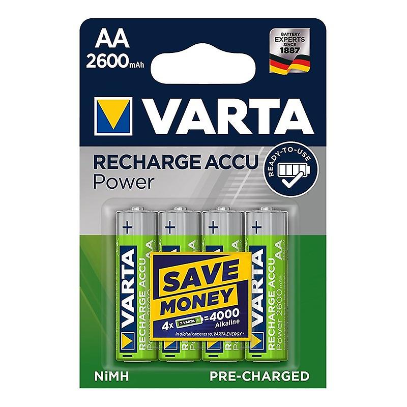 Varta Recharge Accu Power batteries AA 2600 mAh 4 pieces in blister