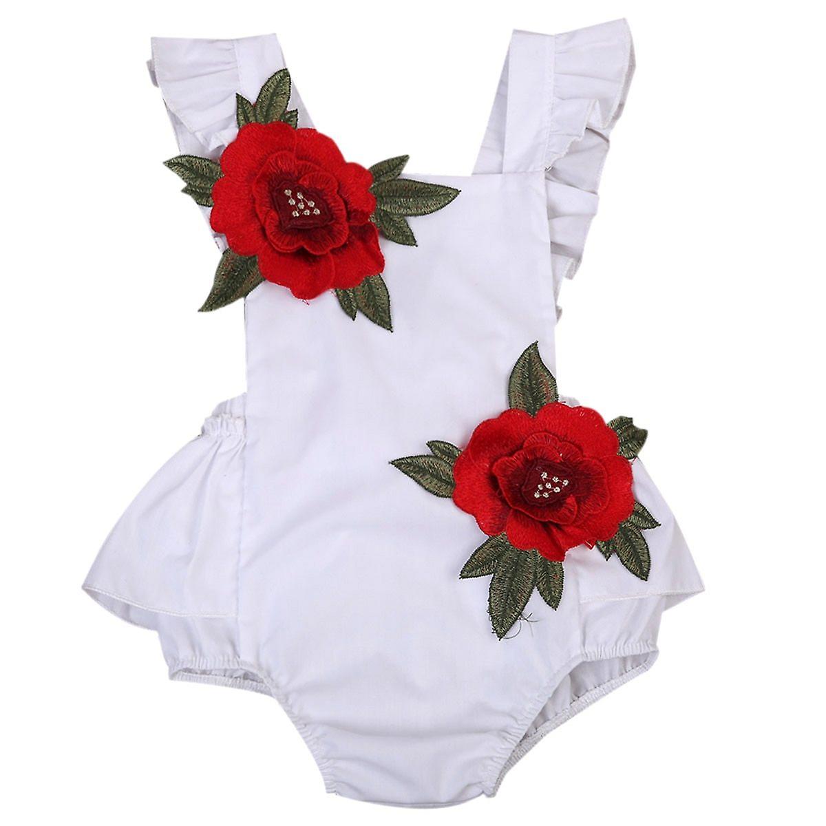 Newborn Toddler Kids Baby Sleeveless Jumpsuit
