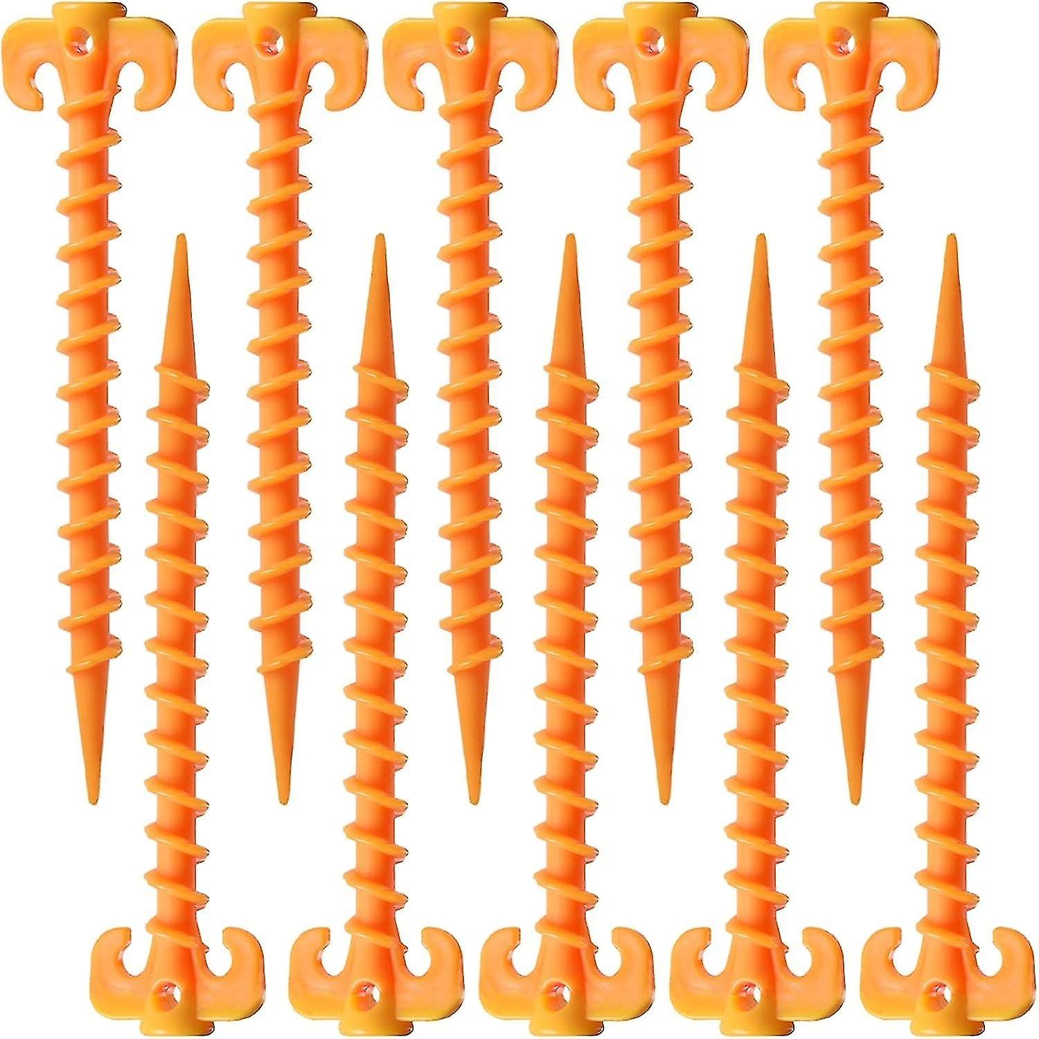 Ground Nails Quality PP Plastic Tent Pegs, Rope Peg Nail for Outdoor Tent Equipment Tent Accessory F