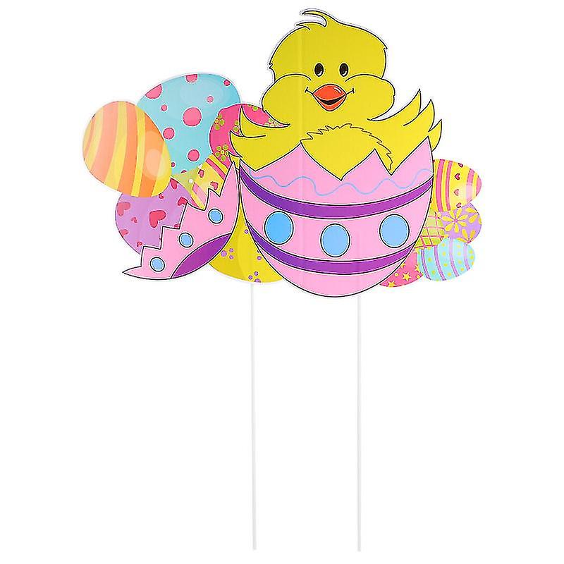 1pcs Easter Yard Stakes