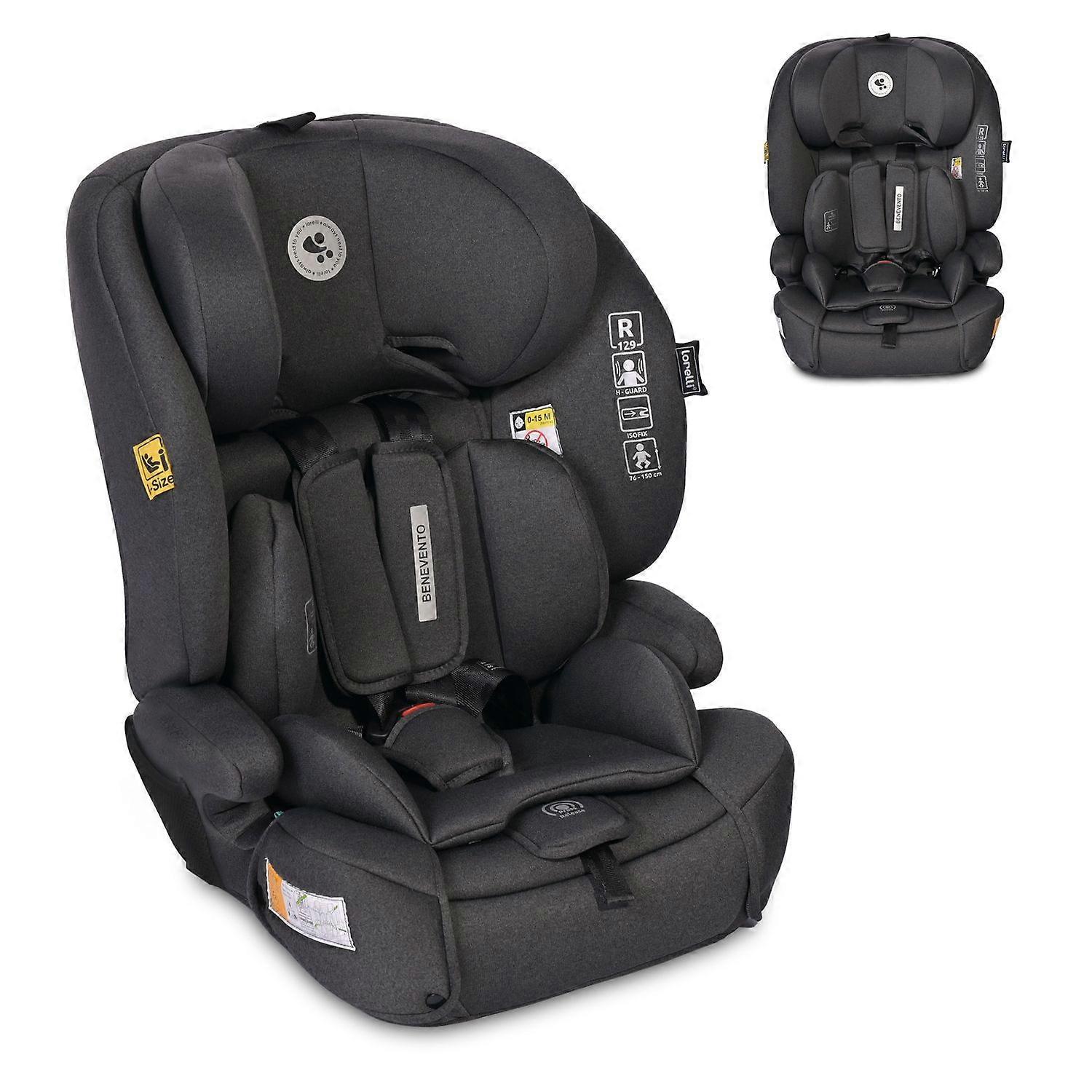 Lorelli Siège auto enfant i-Size Benevento (76-150 cm) Isofix, appui-tête réglable