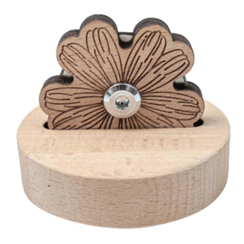 Wooden Flower Wool Line Thread Cutter Portable Line Cutter with Non-Slip Base for Quilting-Good