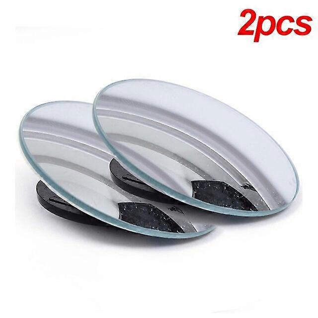 2pcs Car Mirror Wide Angle Car Blind Spot Mirrors 360 Adjustable Auxiliary Rearview Mirrors HD Frameless Small Round Mirror