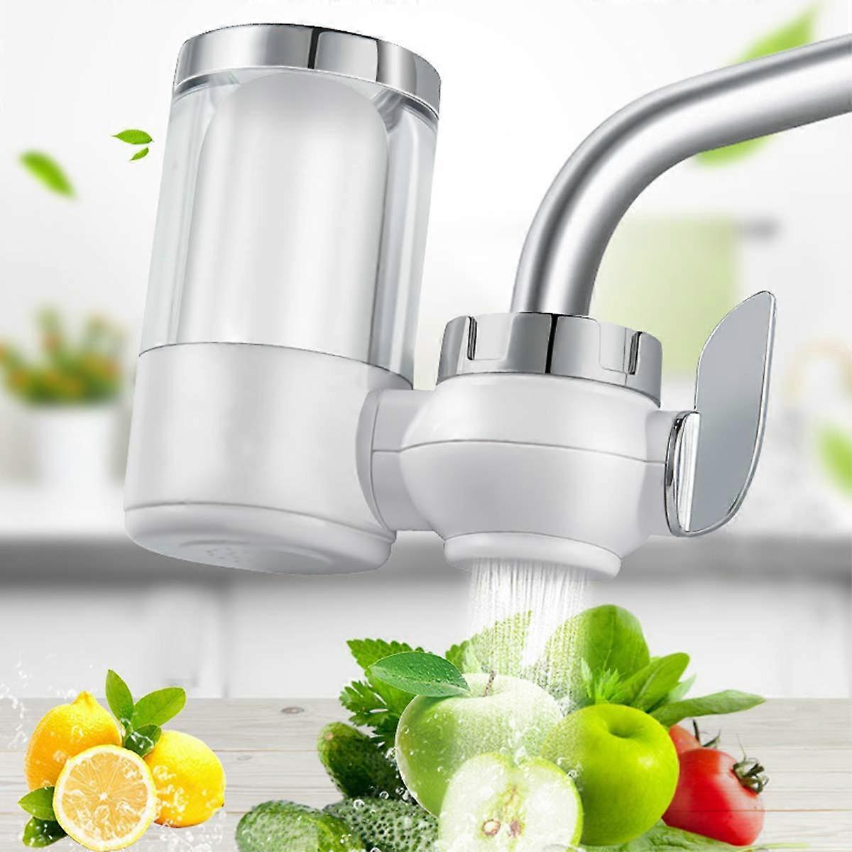 The tap water filter uses a third generation ceramic composite cartri