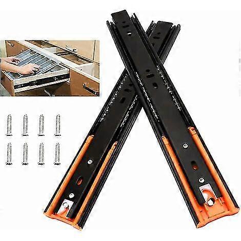 Heavy Duty Sliding Drawer Rail,full Extension Slides Slides,pair Ball Bearing Slides (length 400mm)