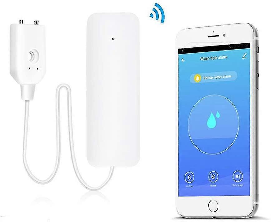 Water Leak Detector, Wifi Alarm, Works With Smart Life App, Overflow Leak Alarm