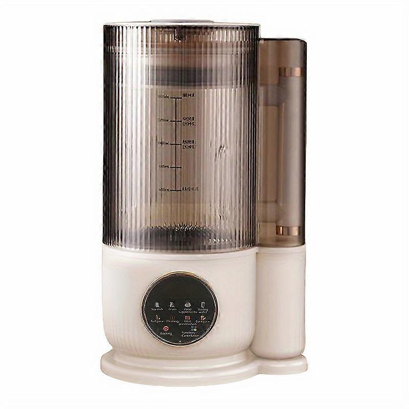 1L Large Capacity Electric Milk Maker - Automatic Cleaning, Stainless Steel, No Heating, 110V US Plug - Easy to Use and Clean for Home Use