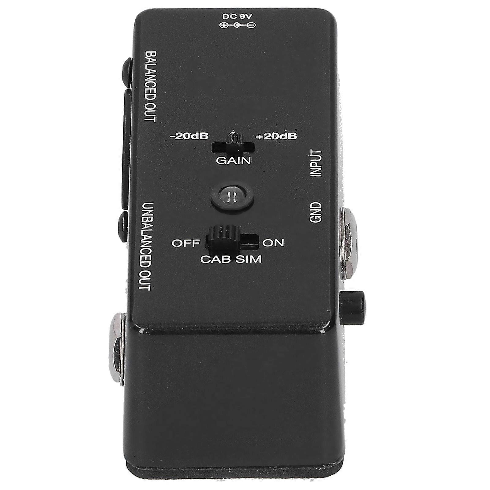 AROMA Gitarr Analog Effekt Bas Enkel Multifunktions Tillbehör för Musikinstrument AMX?5