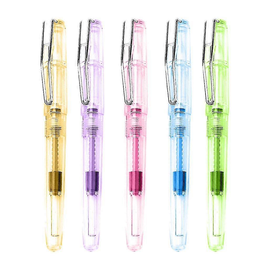5 Pcs Brush Calligraphy Pen Practical Calligraphy Pen Creative Simple Writing Pen