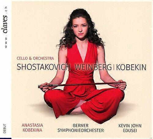 Dmitri Shostakovich : Shostakovich/Weinberg/Kobekin: Cello & Orchestra CD