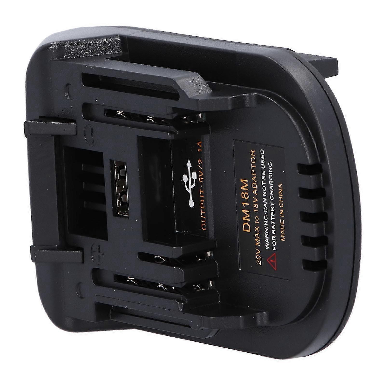 Battery Adapter Converter for 18V Lithium Power Tool Accessories DM18M