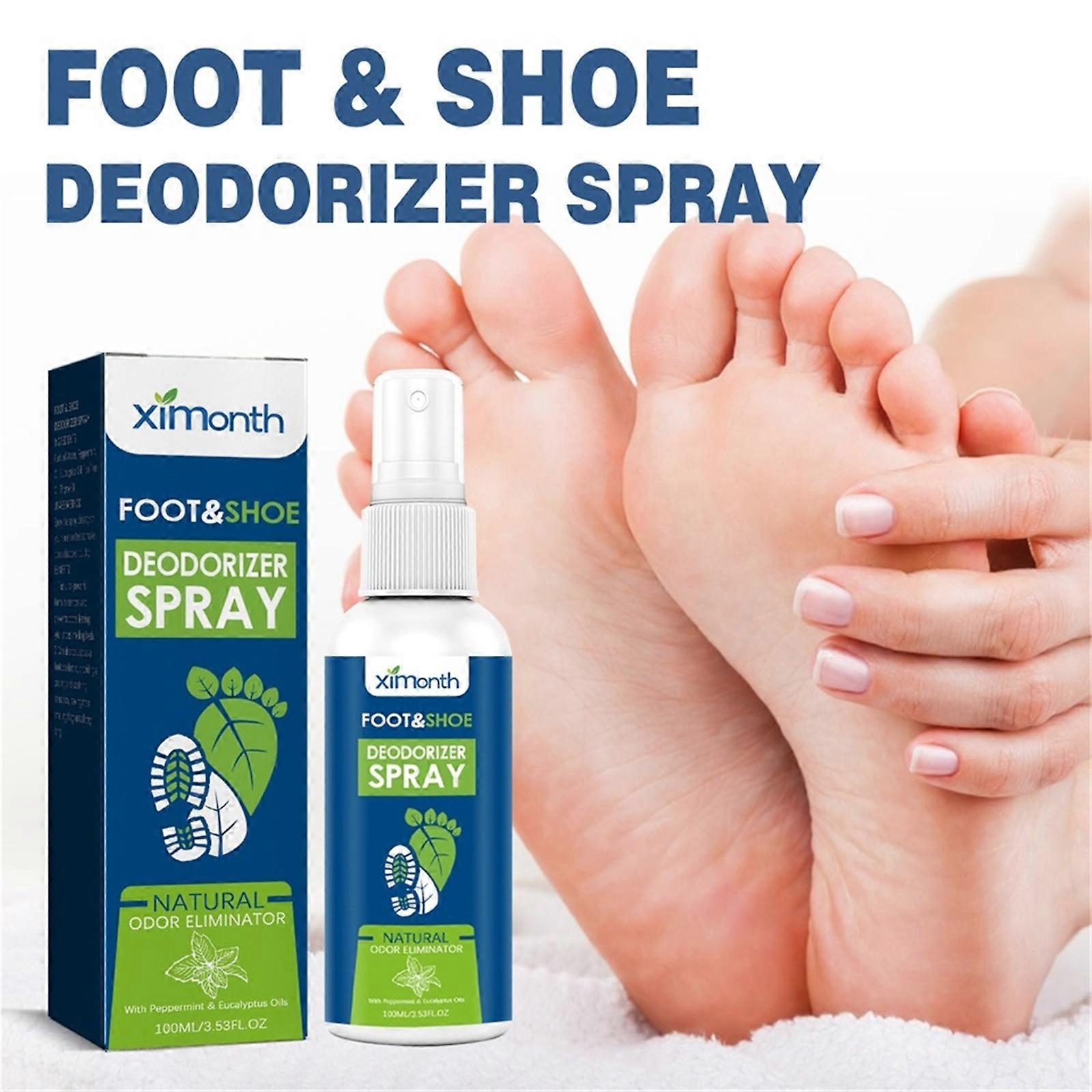 Naturalny spray do dezodoryzacji butów i sprayu do stóp - dezodorant w sprayu do butów spray do stóp w sprayu dezodoryzujący w sprayu 100 ml