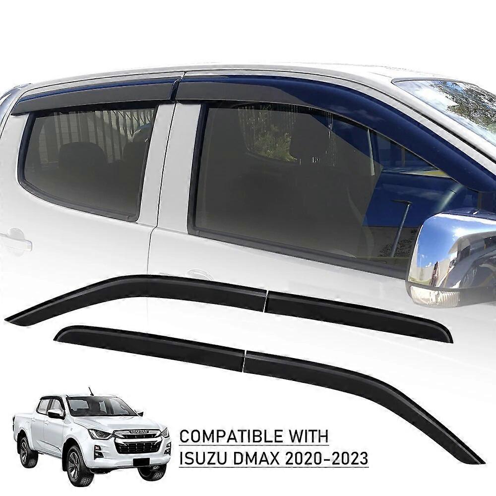Window Visor Wind Deflectors for ISUZU D-MAX 2020 2022 2022 2023 DMAX DOUBLE CABIN Rain Guard 4X4