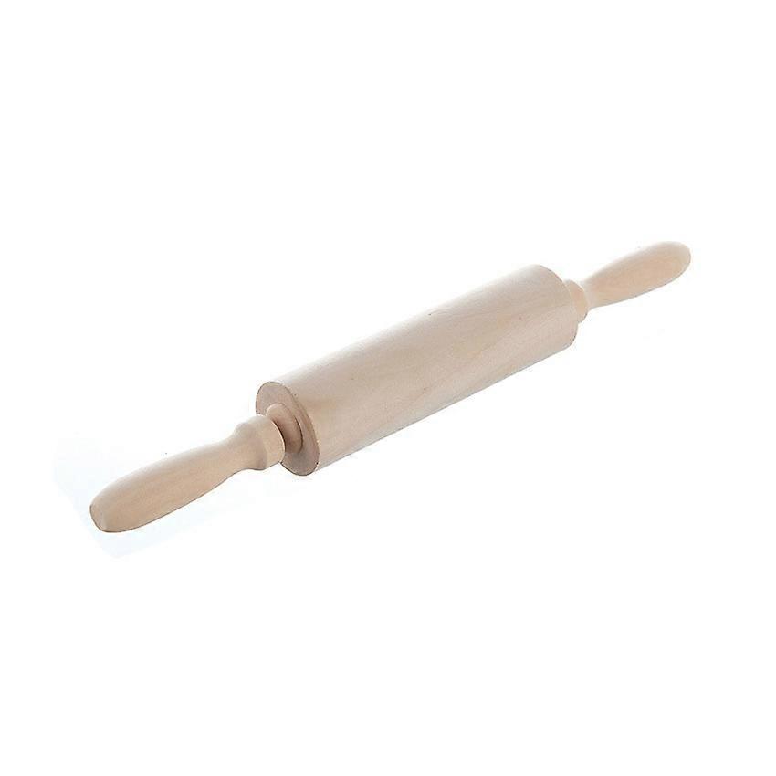 Christmas Pattern Wooden Rolling Pin Engraved Embossing Rolling Pin (35 cm)