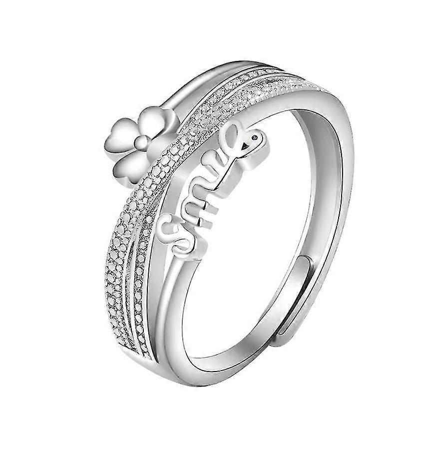 Anxiety Relieve Fidget Ring Rotating Retro Adjustable