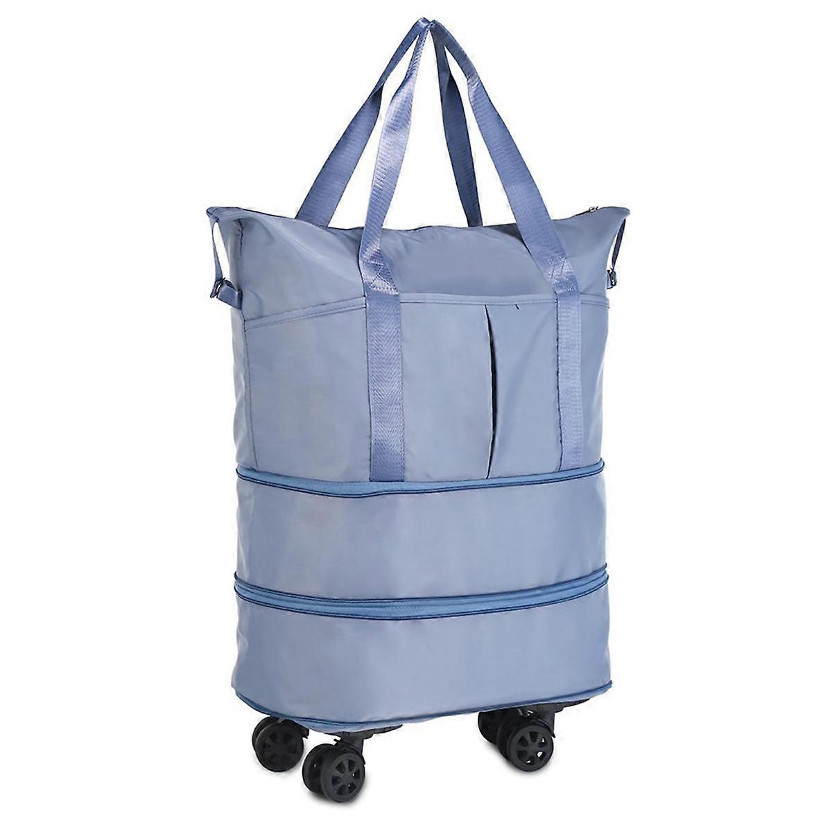 Rolling Duffle Bag with Wheels,Expandable Foldable Duffel Bag with Wheels for Travel,Rolling Luggage Duffel Bag,C