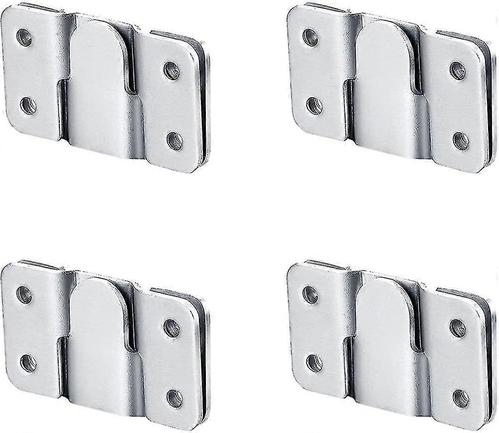 Flush Mount Brackets,acsergery Headboard Wall Fixing Brackets Wall Mount