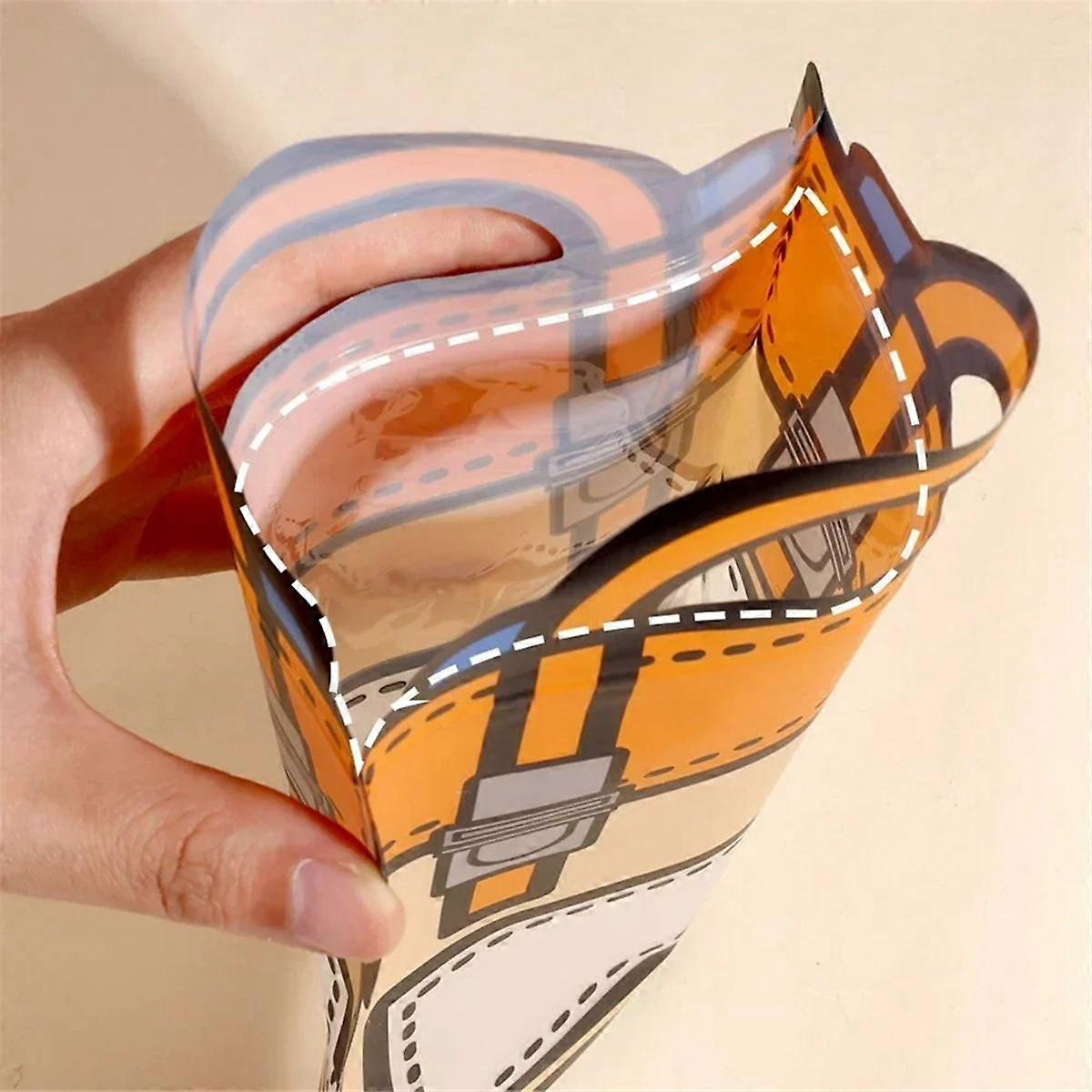 40PCS Gifts Packaging Bags Cartoon School Bag Shape Candy Snack Self-Lock Bags for Kids Birthday Pa